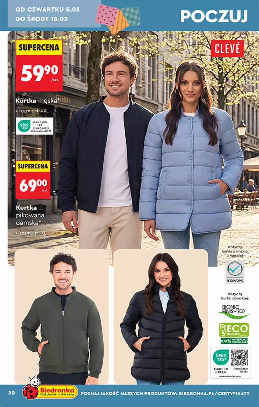 Gazetka promocyjna Biedronka - Okazje Tygodnia - ważna 28.02 do 14.03.2026 - strona 30 - produkty: Fa, Kurtka