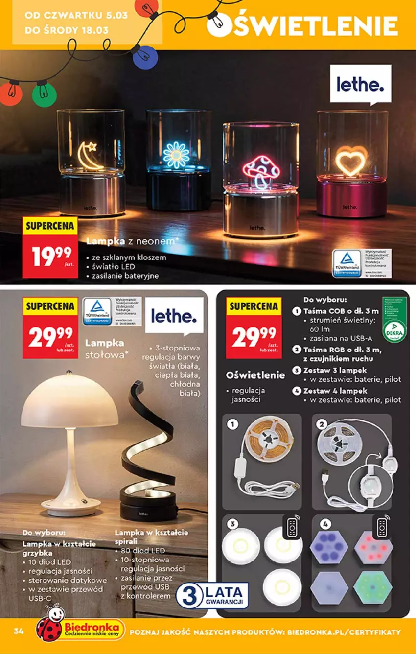 Gazetka promocyjna Biedronka - Okazje Tygodnia - ważna 28.02 do 14.03.2026 - strona 34 - produkty: Fa, LANA, Przewód, Rum, Silan, Top