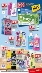 Gazetka promocyjna Topaz - Gazetka - Gazetka - ważna od 27.07 do 27.07.2022 - strona 17 - produkty: Domestos, Odkamieniacz, Top, Sok, Rum, Cif, Papier, Papier toaletowy, Velvet, Odplamiacz, Odtłuszczacz, Mleczko, Płyn do wc, Vanish