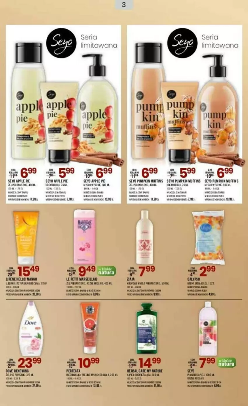 Gazetka promocyjna Drogerie Natura - ważna 05.09 do 18.09.2023 - strona 10 - produkty: Dove, Fa, LG, Lirene, Mango, Mars, Peeling, Perfecta, Ser, Taca