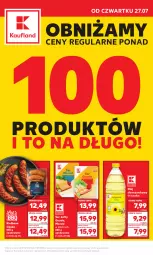Gazetka promocyjna Kaufland - Kaufland - Gazetka - ważna od 09.08 do 09.08.2023 - strona 1 - produkty: Ser, Olej słonecznikowy, Gouda, Olej, Kiełbasa, Kiełbasa śląska
