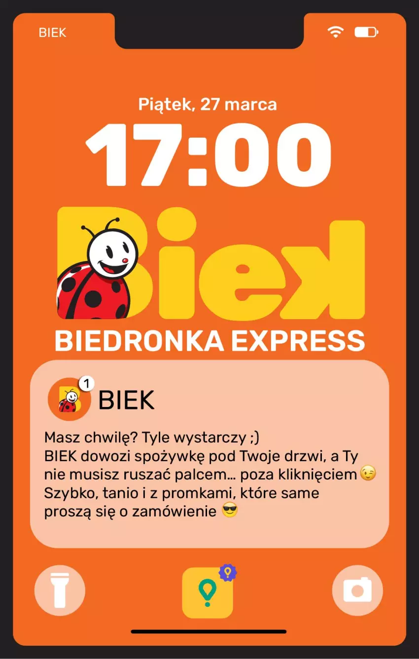 Gazetka promocyjna Biedronka - Gazetka - ważna 27.03 do 03.04.2026 - strona 1 - produkty: Drzwi, Mus