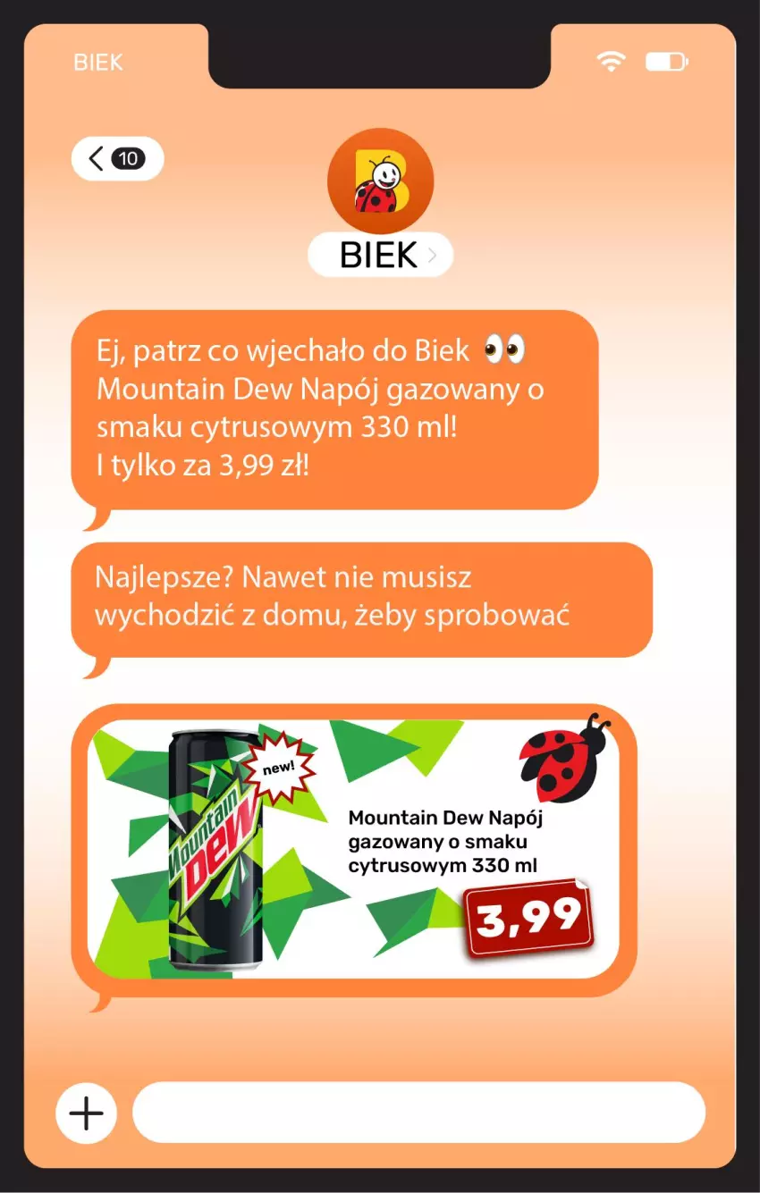 Gazetka promocyjna Biedronka - Gazetka - ważna 27.03 do 03.04.2026 - strona 10 - produkty: Napój, Napój gazowany