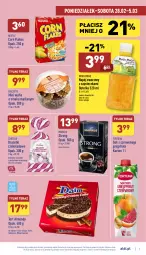 Gazetka promocyjna Aldi - Pełny katalog - Gazetka - ważna od 05.03 do 05.03.2022 - strona 7 - produkty: Toblerone, Corn flakes, Sok, Kawa mielona, Kawa, Tera, Wafle, Fortuna, Napój, Nestlé, Milka, Grejpfrut