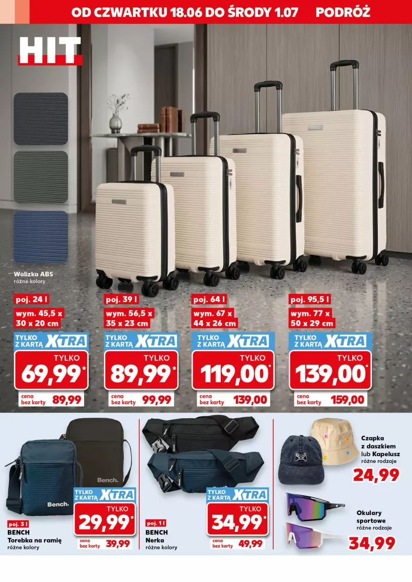 Gazetka promocyjna Kaufland - Kaufland - ważna 18.06 do 01.07.2026 - strona 12 - produkty: Czapka, Por, Sport, Walizka