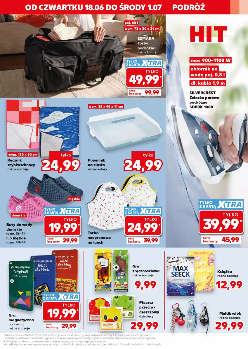Gazetka promocyjna Kaufland - Kaufland - ważna 18.06 do 01.07.2026 - strona 13 - produkty: Buty, Dzieci, Gra, Książka, Płaszcz, Pojemnik, Pojemnik na ciasto, Ręcznik, Silvercrest
