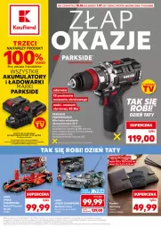 Gazetka promocyjna Kaufland - Kaufland - Gazetka - ważna od 01.07 do 01.07.2026 - strona 1 - produkty: Parkside, Por, Gra, Tarka, LEGO, Wkręt, Wkrętarka, Akumulator