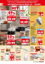 Gazetka promocyjna Kaufland - Kaufland - Gazetka - ważna od 01.07 do 01.07.2026 - strona 18 - produkty: Sok, Ser, Do mycia naczyń, Rozdrabniacz, Szczotka, Pojemnik, Toster, Mikser, Deska do krojenia, Przyprawy, Mieszadło, Pojemnik na przyprawy, Mikser ręczny, Pojemnik na ciasto, Whisky, Kubek, Patelnia, Lanki, Fa