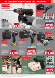 Gazetka promocyjna Kaufland - Kaufland - Gazetka - ważna od 01.07 do 01.07.2026 - strona 7 - produkty: Parkside, Koc, Wiertarka, Walizka, Szlifierka kątowa, Tarka, Wiertarka udarowa, Wkręt, Pieprz, Korkociąg, Znicz, Szlifierka, Pieprzniczka, Grill, Klucz udarowy, Akumulator