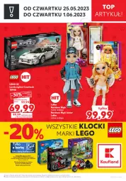 Gazetka promocyjna Kaufland - Zapowiedź oferty - Gazetka - ważna od 24.05 do 24.05.2023 - strona 1 - produkty: Top, Gra, LEGO, Klocki, Waga, Lalka