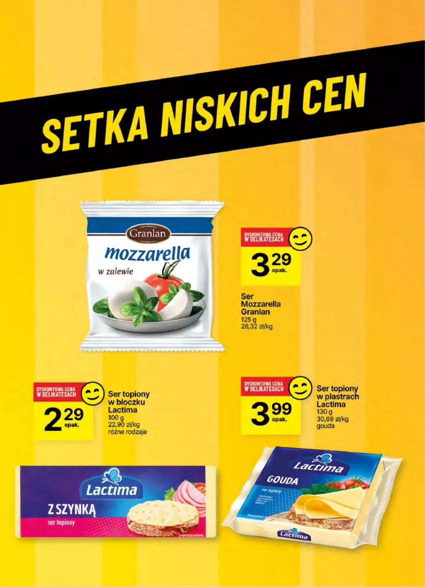 Gazetka promocyjna Delikatesy Centrum - NOWA GAZETKA Delikatesy Centrum od 28 listopada! 28.11-04.12.2024 - ważna 28.11 do 04.12.2024 - strona 45 - produkty: Gouda, Gra, Mozzarella, Ser, Ser topiony, Top