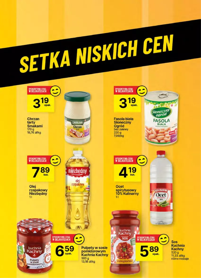 Gazetka promocyjna Delikatesy Centrum - NOWA GAZETKA Delikatesy Centrum od 28 listopada! 28.11-04.12.2024 - ważna 28.11 do 04.12.2024 - strona 49 - produkty: Chrzan, Fa, Fasola, Kuchnia, Ocet, Ogród, Olej, Pulpety, Sos