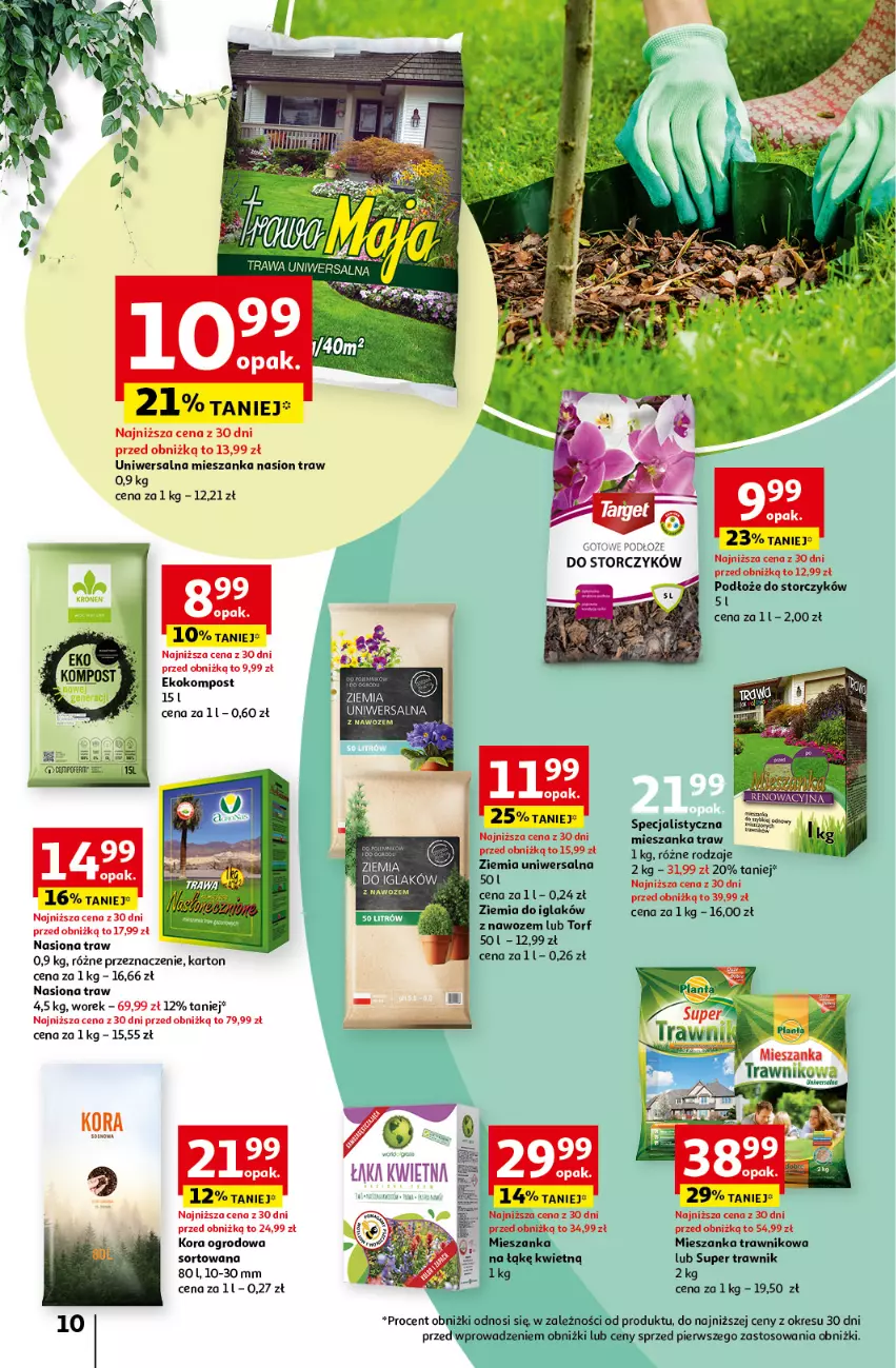 Gazetka promocyjna Auchan - Ogród w najlepszej formie Hipermarket Auchan - ważna 14.03 do 27.03.2024 - strona 10 - produkty: Kora ogrodowa, Storczyk