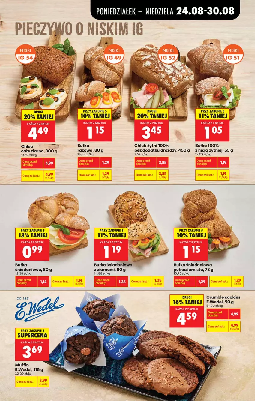 Gazetka promocyjna Biedronka - Od Poniedziałku - ważna 24.08 do 30.08.2026 - strona 33 - produkty: Bułka, Chleb, Danio, Rum
