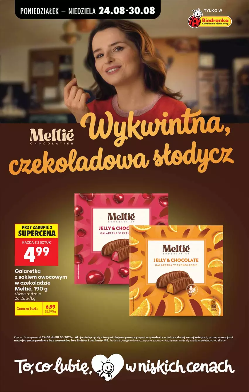 Gazetka promocyjna Biedronka - Od Poniedziałku - ważna 24.08 do 30.08.2026 - strona 74 - produkty: Gala, Galaretka, Por, Sok