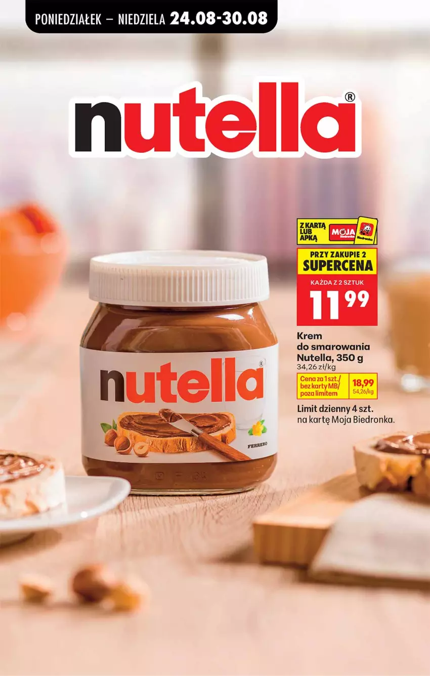 Gazetka promocyjna Biedronka - Od Poniedziałku - ważna 24.08 do 30.08.2026 - strona 78 - produkty: Nutella