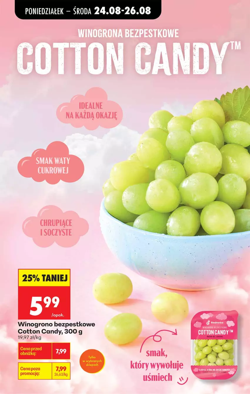 Gazetka promocyjna Biedronka - Od Poniedziałku - ważna 24.08 do 30.08.2026 - strona 86 - produkty: Candy, Wino