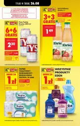 Gazetka promocyjna Biedronka - Od Poniedziałku - Gazetka - ważna od 30.08 do 30.08.2026 - strona 15 - produkty: Piwa, Piwo, Sok, Puf, Noż, Gin, Gra, BIC, Papier, Tyskie, Sok jabłkowy, ELEX, Fa