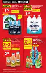 Gazetka promocyjna Biedronka - Od Poniedziałku - Gazetka - ważna od 30.08 do 30.08.2026 - strona 9 - produkty: Sok, Por, Napoje, LANA, Woda mineralna, Woda