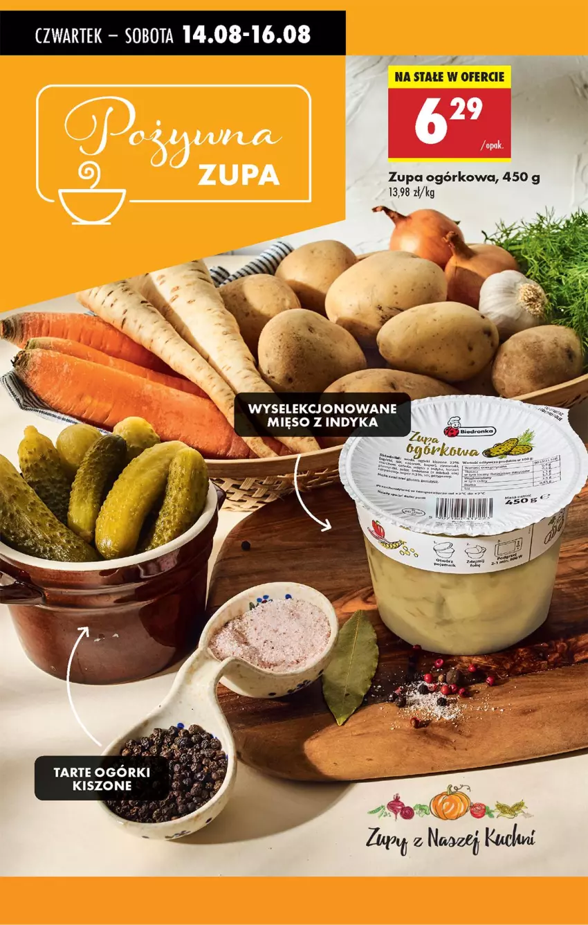Gazetka promocyjna Biedronka - Od Czwartku - ważna 14.08 do 20.08.2025 - strona 42 - produkty: Fa, Hades, Mięso, Mięso z indyka, Mola, Zupa, Zupa ogórkowa