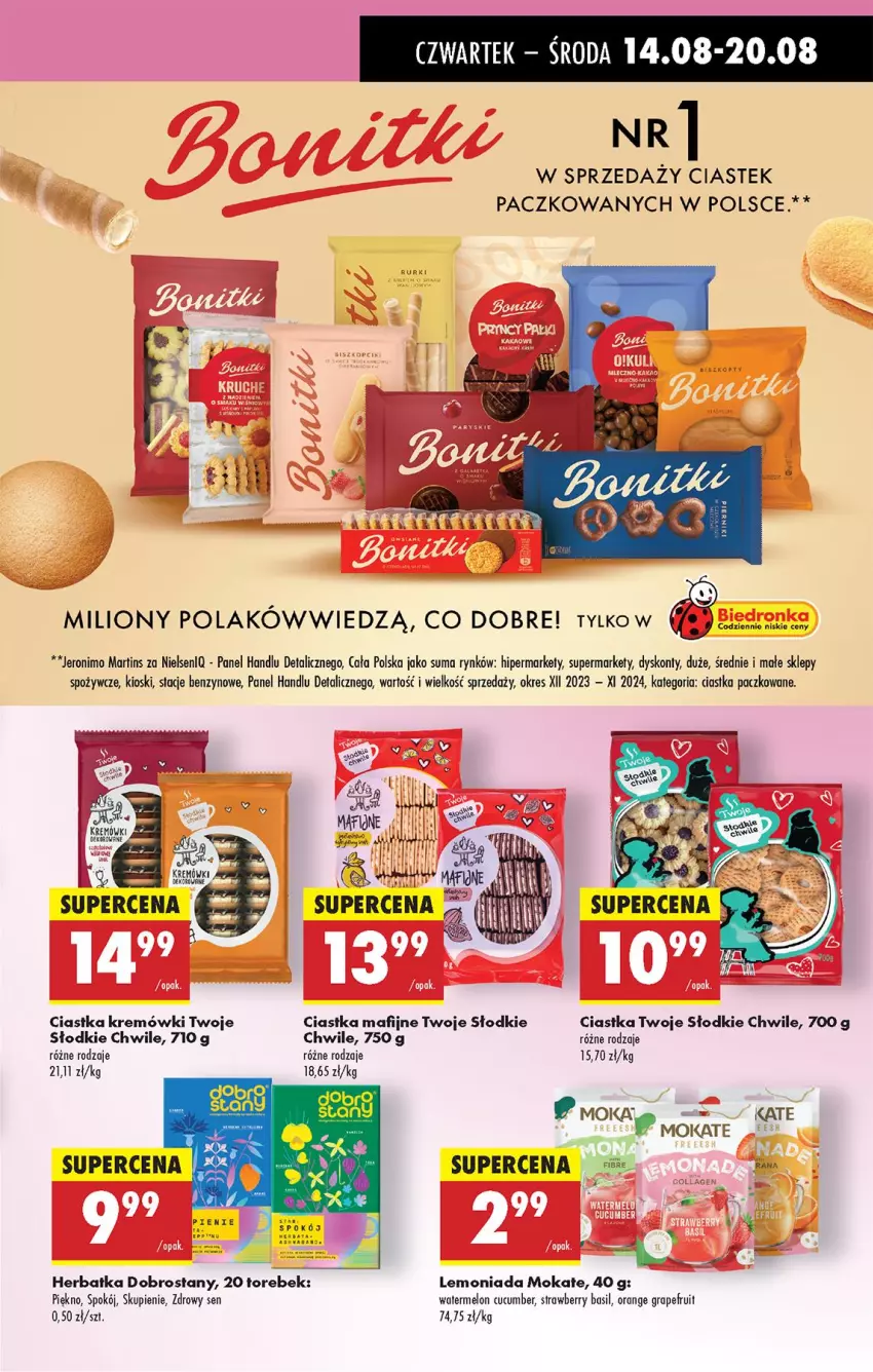 Gazetka promocyjna Biedronka - Od Czwartku - ważna 14.08 do 20.08.2025 - strona 51 - produkty: Ciastka, Fa, Gra, Lemoniada, Melon, Rurki, Stek