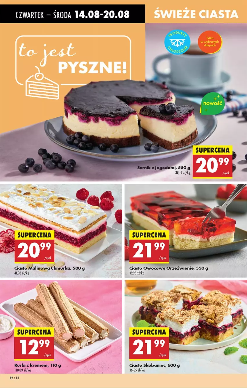 Gazetka promocyjna Biedronka - Od Czwartku - ważna 14.08 do 20.08.2025 - strona 52 - produkty: Rurki
