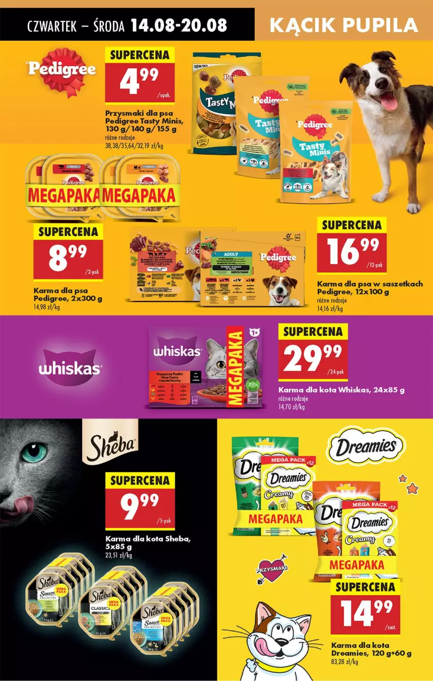 Gazetka promocyjna Biedronka - Od Czwartku - ważna 14.08 do 20.08.2025 - strona 69 - produkty: Pedigree, Przysmaki, Sheba