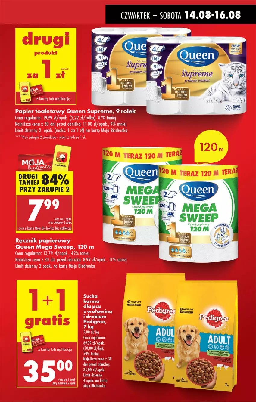Gazetka promocyjna Biedronka - Od Czwartku - ważna 14.08 do 20.08.2025 - strona 7 - produkty: Gra, LG, Papier, Papier toaletowy, Ręcznik, Sucha karma