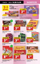 Gazetka promocyjna Biedronka - Od Czwartku - Gazetka - ważna od 20.08 do 20.08.2025 - strona 50 - produkty: Kit Kat, Ciastka, Top, Por, Gra, Prince Polo, Cukier, Bonitki, Wawel, Wafle, Lion, Lack, Herbatniki, Rogal, Miód, Mentos, Baton, Pastylki, Cukierki, Kakao, Góralki, Milka, Kokos, Mleko, LG, Fa
