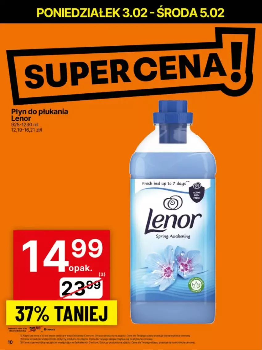 Gazetka promocyjna Delikatesy Centrum - ważna 03.02 do 09.02.2025 - strona 2 - produkty: Fa, Lenor, Płyn do płukania, Rum