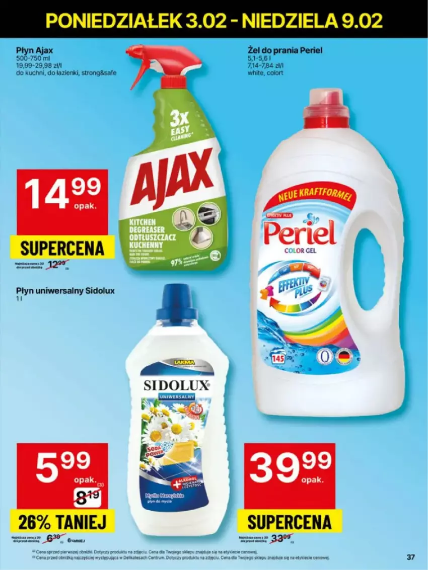 Gazetka promocyjna Delikatesy Centrum - ważna 03.02 do 09.02.2025 - strona 31 - produkty: Ajax, Sidolux