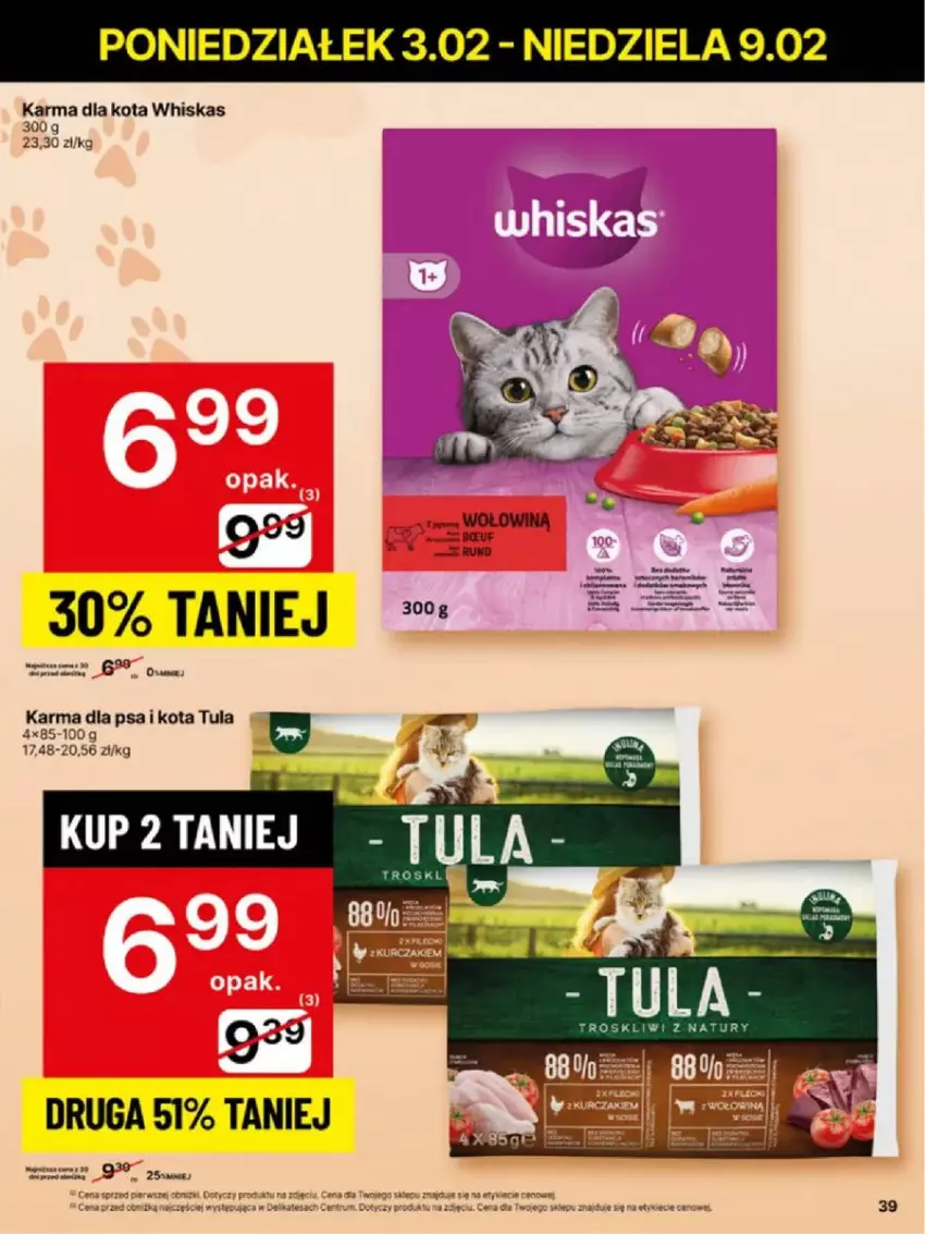 Gazetka promocyjna Delikatesy Centrum - ważna 03.02 do 09.02.2025 - strona 33 - produkty: Fa, Whiskas