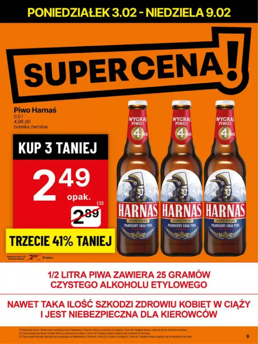 Gazetka promocyjna Delikatesy Centrum - ważna 03.02 do 09.02.2025 - strona 40 - produkty: Gra, Piec, Piwa