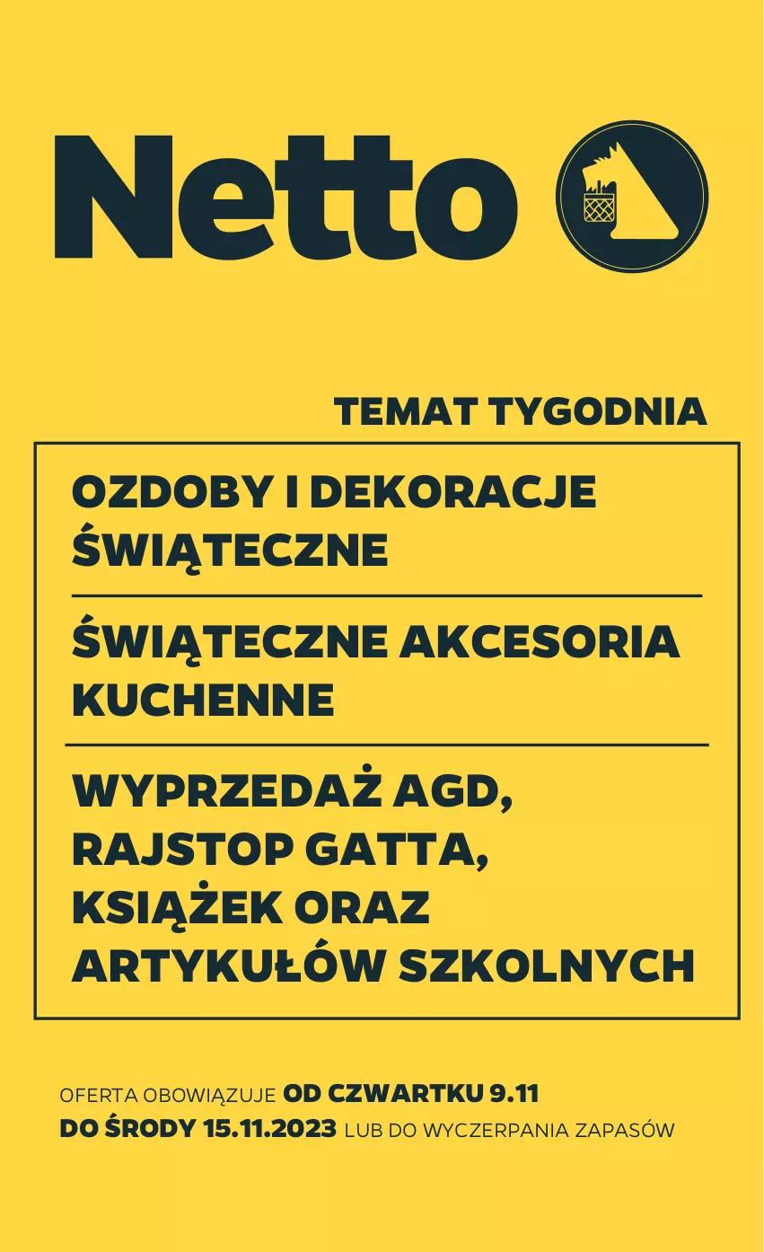 Gazetka promocyjna Netto - Akcesoria i dodatki - ważna 09.11 do 15.11.2023 - strona 1 - produkty: Gatta, Top