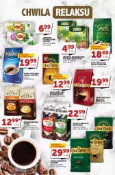 Gazetka promocyjna Groszek - Gazetka - ważna od 27.06 do 27.06.2023 - strona 21 - produkty: Kawa ziarnista, Kawa mielona, Kawa, Lipton, Prima, Jacobs, Herbata, Gala