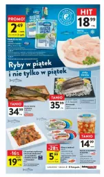 Gazetka promocyjna Intermarche - Gazetka - ważna od 08.11 do 08.11.2023 - strona 14 - produkty: Sałatka, Top, Gra, SEKO, Ananas, Tusz, Sałat, Koreczki śledziowe, Mintaj, Dorsz, Graal, Surimi