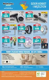 Gazetka promocyjna Biedronka - Home - Gazetka - ważna od 07.03 do 07.03.2026 - strona 6 - produkty: Zestaw prezentowy, Por, Acer, Papier, Tulipan, Lokówka, Kosz, Plecak, Smartwatch, Suszarka, Klocki, Kubek, Braun