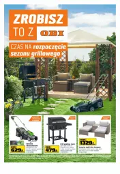 Gazetka promocyjna Obi - Gazetka OBI - Gazetka - ważna od 10.05 do 10.05.2022 - strona 1 - produkty: Sok, Puf, Termometr, Stolik, Kosz, Fotel, Grill, Meble, Kosiarka, Akumulator