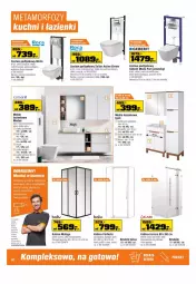 Gazetka promocyjna Obi - Gazetka OBI - Gazetka - ważna od 10.05 do 10.05.2022 - strona 20 - produkty: Pur, Koc, Gra, Słupek, Meble łazienkowe, Tran, Szafka, Brodzik, Umywalka, Meble, Cersanit, Miska, Lakier