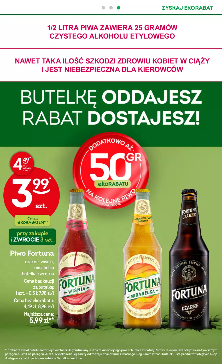 Gazetka promocyjna Żabka - ważna 07.05 do 20.05.2025 - strona 16 - produkty: Fortuna, Gra, Mus, Olej, Piec, Piwa, Piwo, Sok