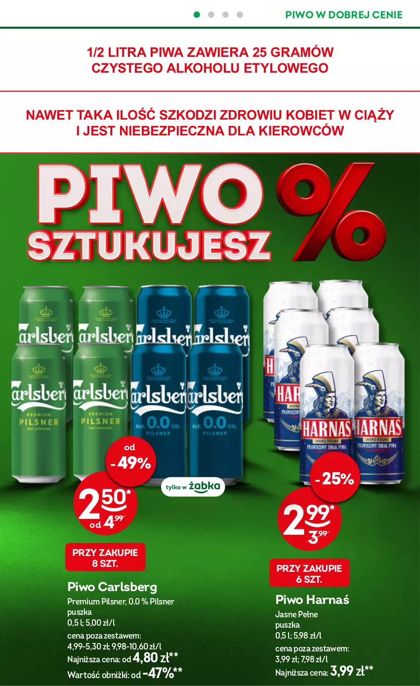 Gazetka promocyjna Żabka - ważna 07.05 do 20.05.2025 - strona 18 - produkty: Carlsberg, Gra, Harnaś, Piec, Piwa, Piwo