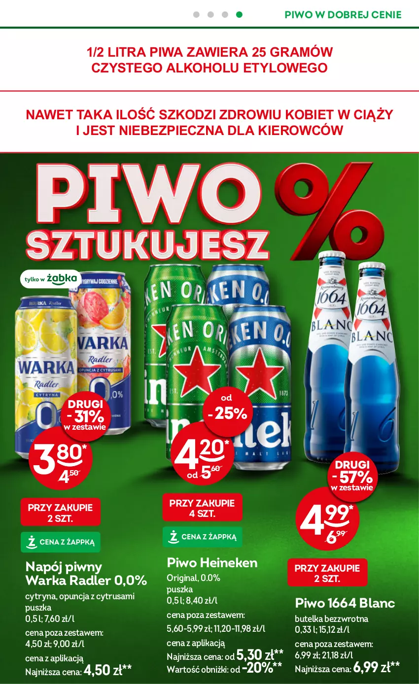 Gazetka promocyjna Żabka - ważna 07.05 do 20.05.2025 - strona 21 - produkty: Gin, Gra, Heineken, Napój, Piec, Piwa, Piwo, Radler, Warka