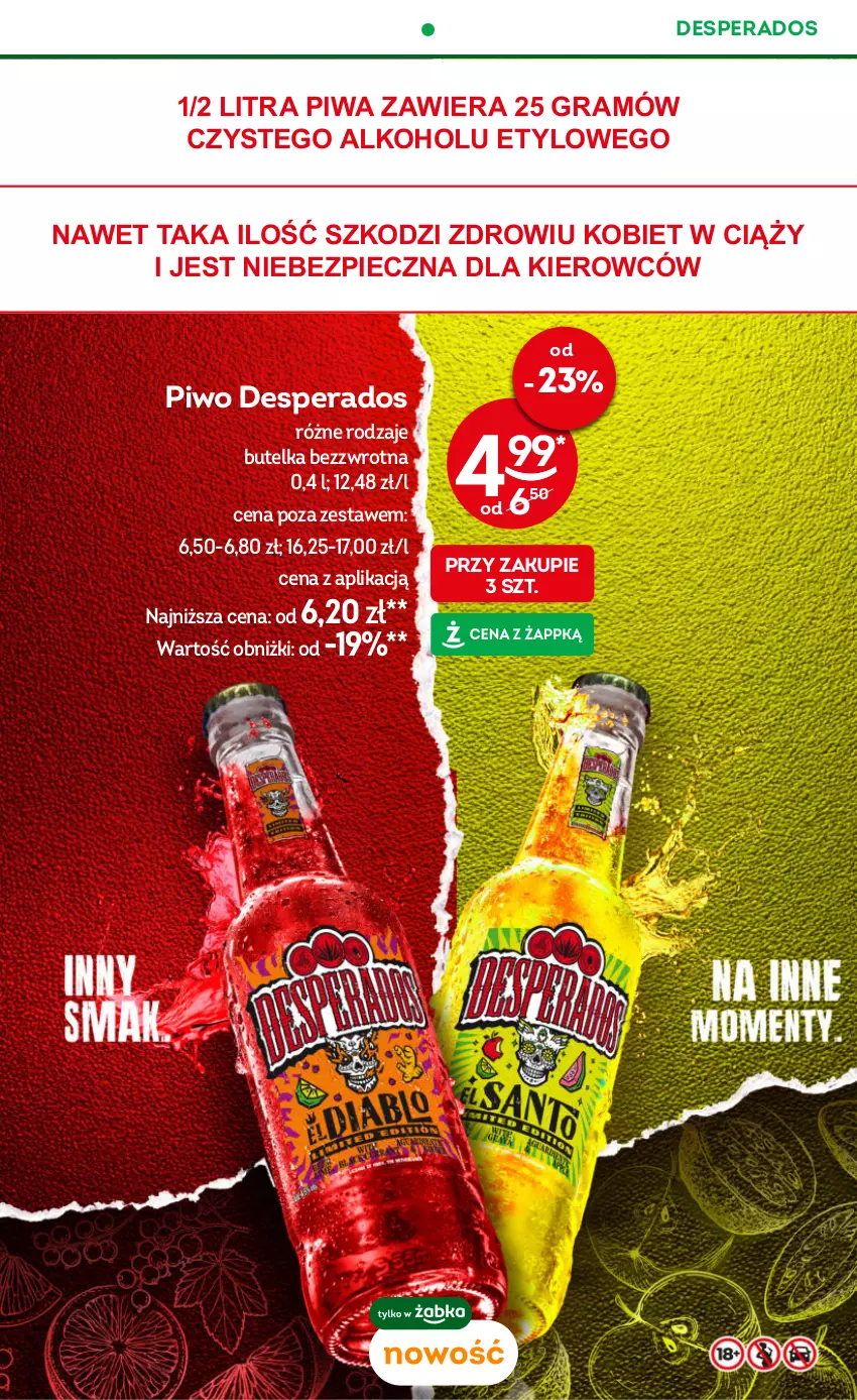 Gazetka promocyjna Żabka - ważna 07.05 do 20.05.2025 - strona 22 - produkty: Desperados, Gra, Piec, Piwa, Piwo