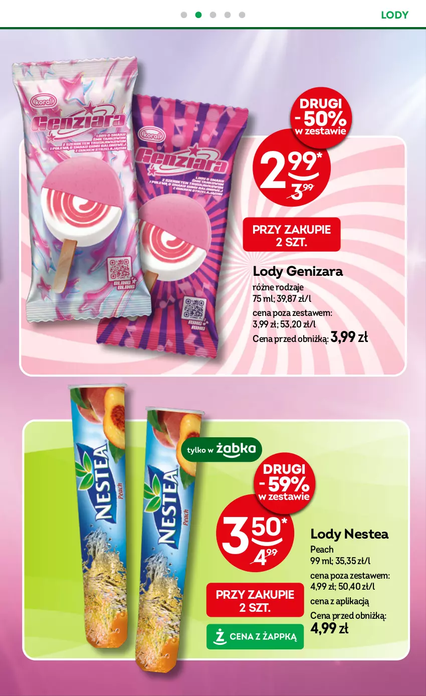 Gazetka promocyjna Żabka - ważna 07.05 do 20.05.2025 - strona 27 - produkty: Lody, Nestea