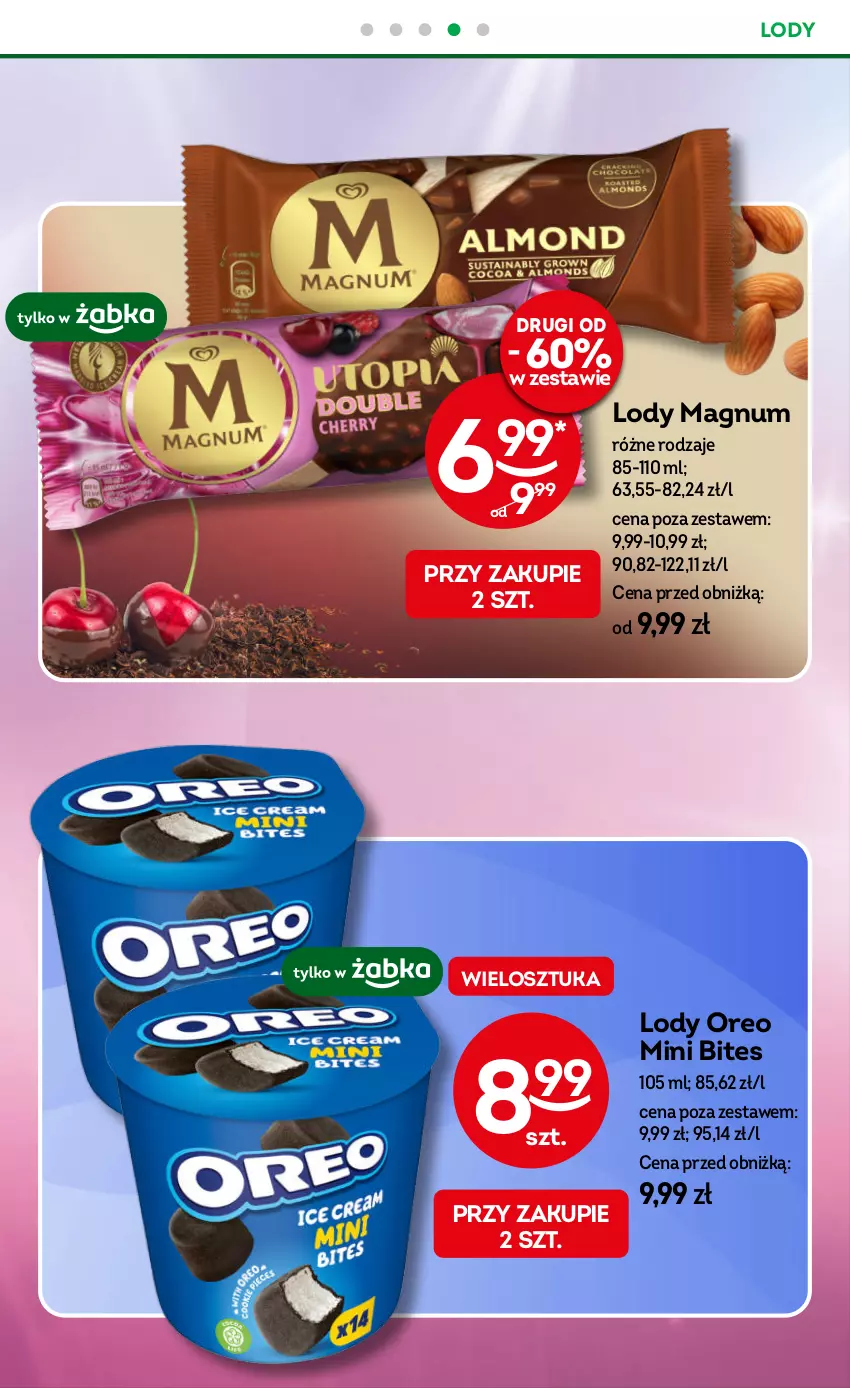 Gazetka promocyjna Żabka - ważna 07.05 do 20.05.2025 - strona 29 - produkty: Lody, Oreo