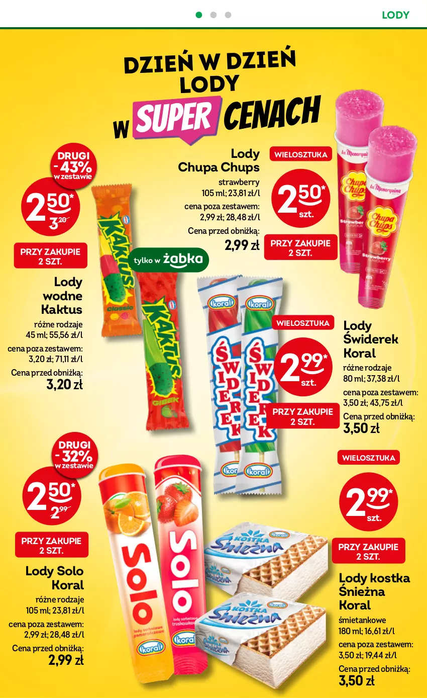 Gazetka promocyjna Żabka - ważna 07.05 do 20.05.2025 - strona 31 - produkty: Chupa Chups, Kaktus, Lody