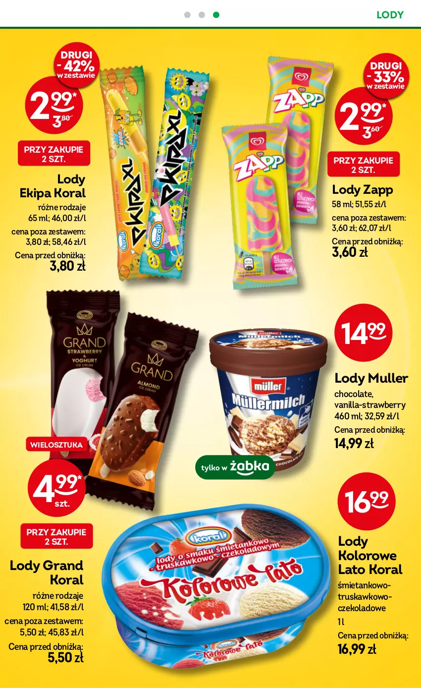 Gazetka promocyjna Żabka - ważna 07.05 do 20.05.2025 - strona 33 - produkty: Gra, Lody