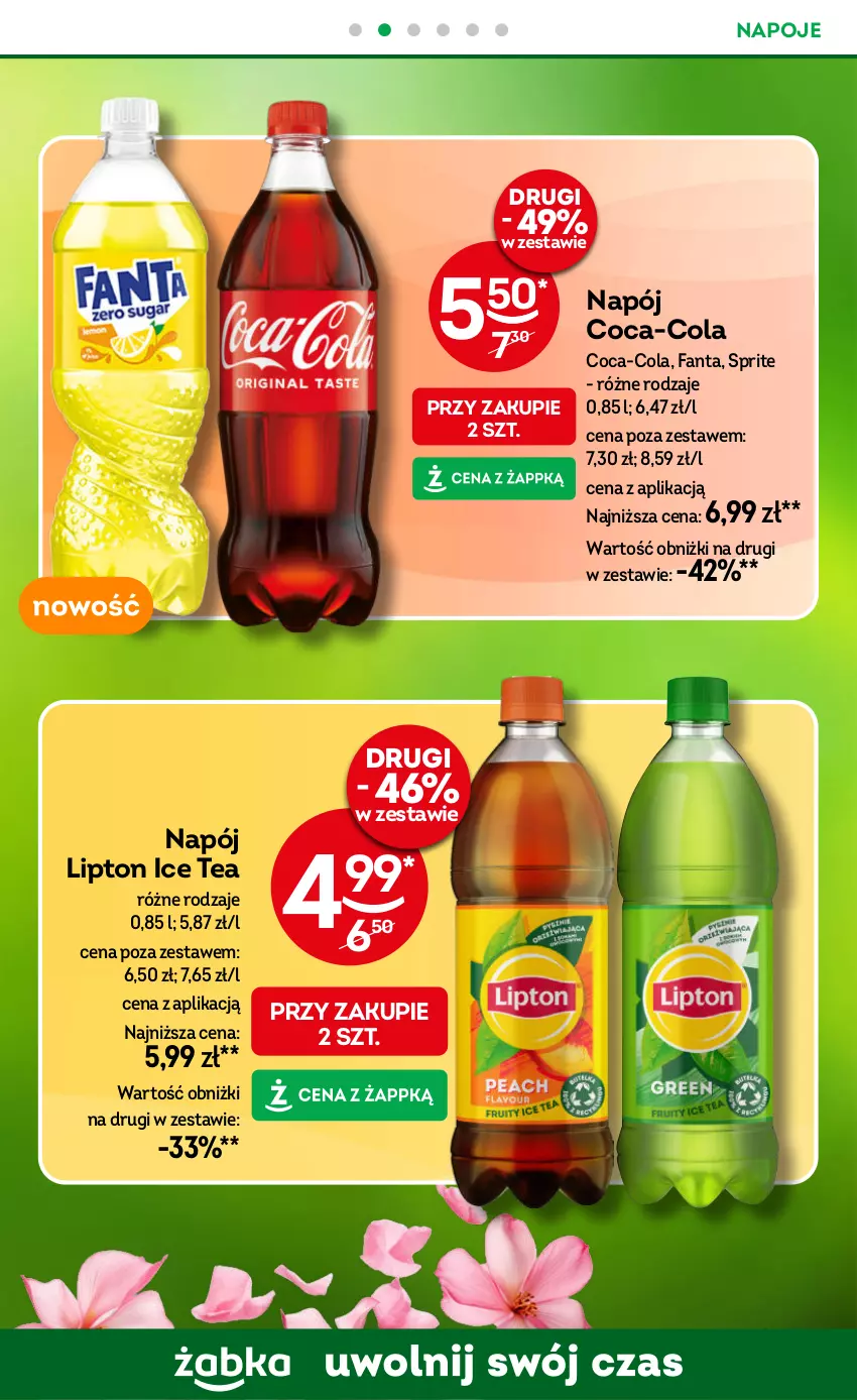 Gazetka promocyjna Żabka - ważna 07.05 do 20.05.2025 - strona 35 - produkty: Coca-Cola, Fa, Fanta, Ice tea, Lipton, Napój, Napoje, Sprite