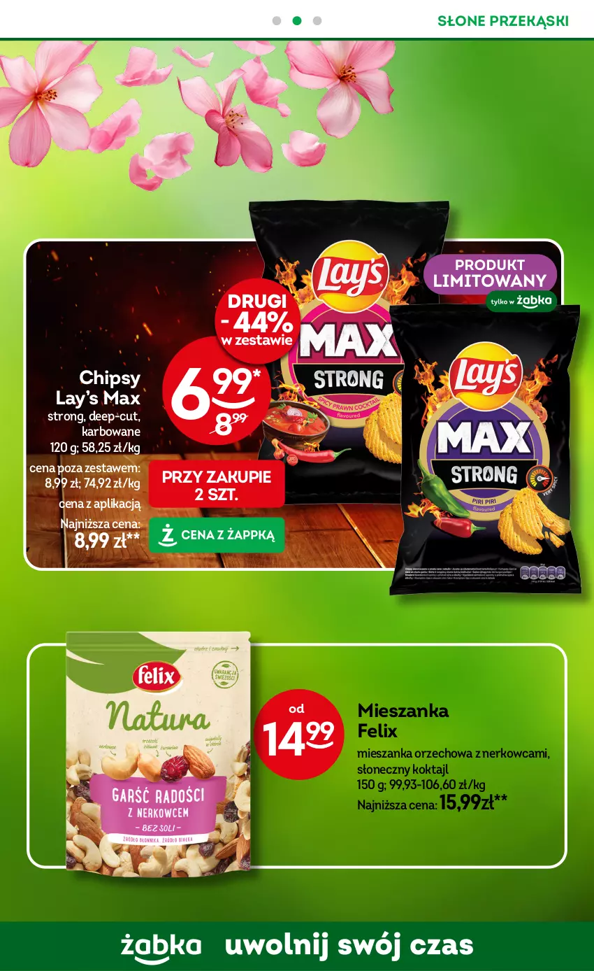 Gazetka promocyjna Żabka - ważna 07.05 do 20.05.2025 - strona 41 - produkty: Chipsy, Felix, Lay’s, Mieszanka orzechowa