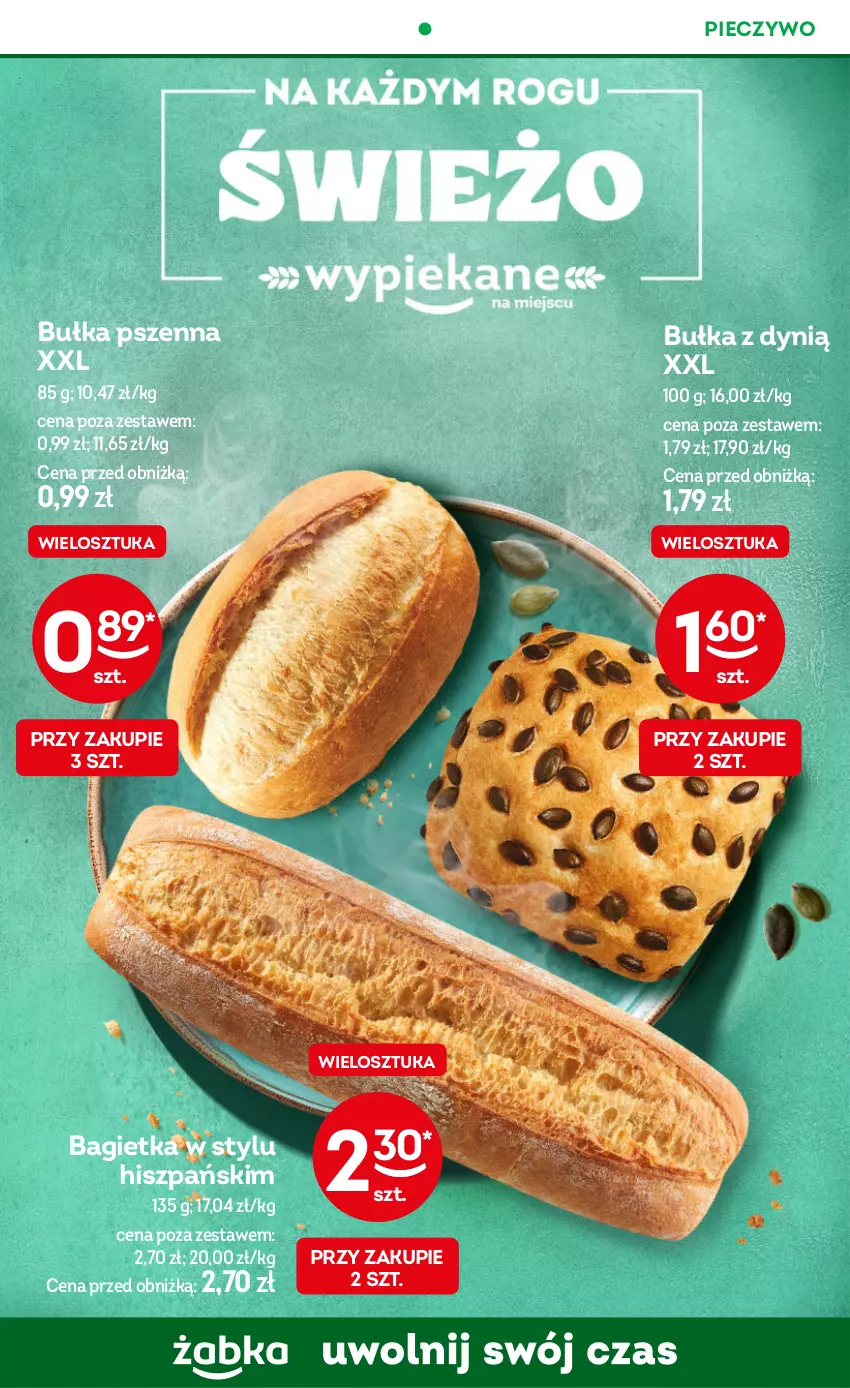 Gazetka promocyjna Żabka - ważna 07.05 do 20.05.2025 - strona 53 - produkty: Bagietka, Bułka, Dynią, Piec, Pieczywo